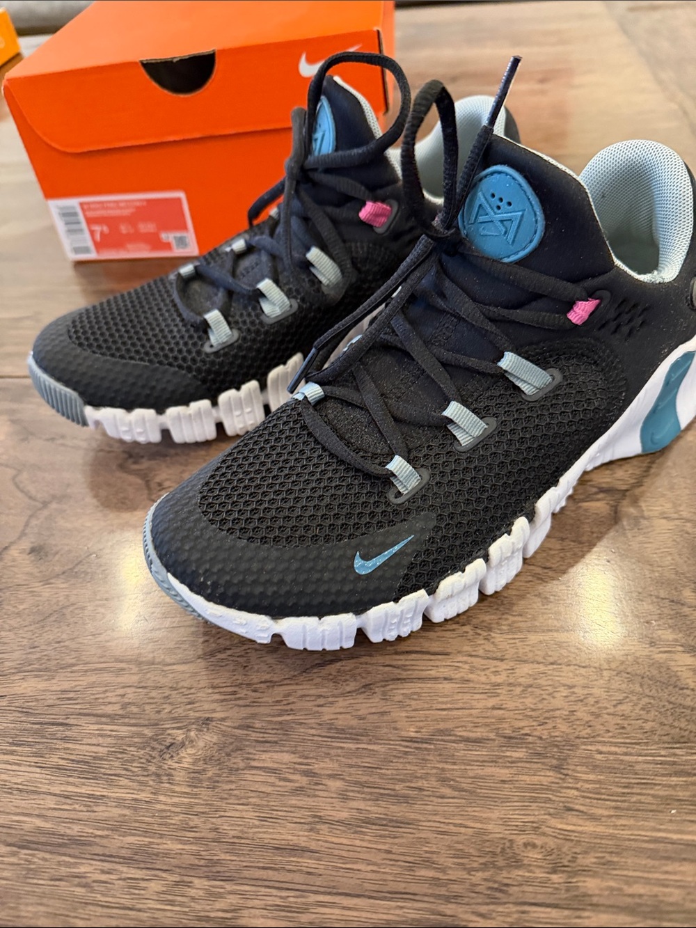 Nike women’s Black, Teal & Pink Athletic Sneakers